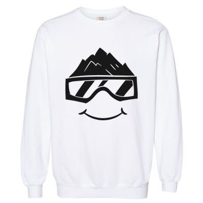 Ski Snowboard Skiing Goggles Snow Wintersport Skiing Garment-Dyed Sweatshirt