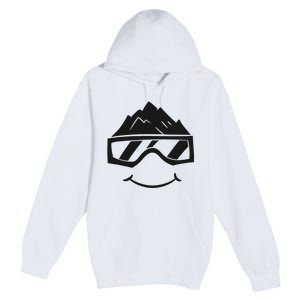 Ski Snowboard Skiing Goggles Snow Wintersport Skiing Premium Pullover Hoodie