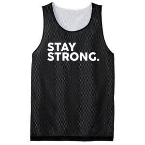 Stay Strong Mesh Reversible Basketball Jersey Tank