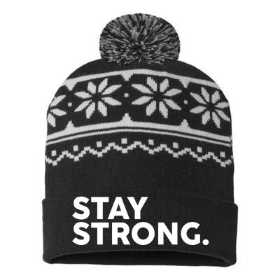 Stay Strong USA-Made Snowflake Beanie