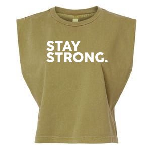 Stay Strong Garment-Dyed Women's Muscle Tee