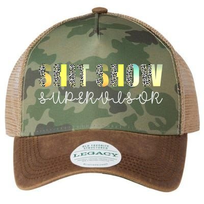 Shit Show Supervisor Funny Mom Boss Manager Coordinator Legacy Tie Dye Trucker Hat