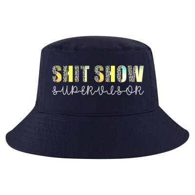 Shit Show Supervisor Funny Mom Boss Manager Coordinator Cool Comfort Performance Bucket Hat