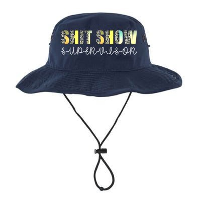 Shit Show Supervisor Funny Mom Boss Manager Coordinator Bucket Hat