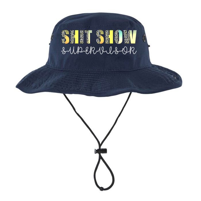 Shit Show Supervisor Funny Mom Boss Manager Coordinator Bucket Hat