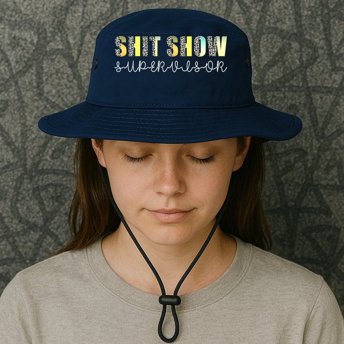 Shit Show Supervisor Funny Mom Boss Manager Coordinator Bucket Hat