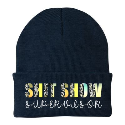 Shit Show Supervisor Funny Mom Boss Manager Coordinator Beanie