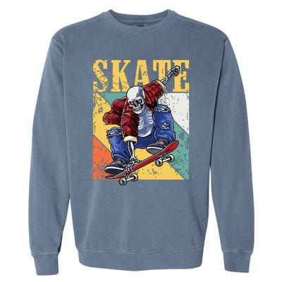 Skateboarding Skateboard Skateboarder Garment-Dyed Sweatshirt