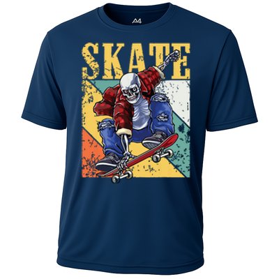 Skateboarding Skateboard Skateboarder Cooling Performance Crew T-Shirt