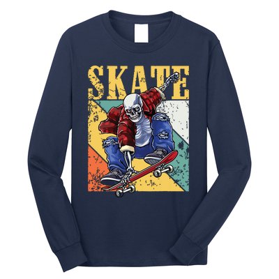 Skateboarding Skateboard Skateboarder Long Sleeve Shirt