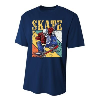 Skateboarding Skateboard Skateboarder Performance Sprint T-Shirt