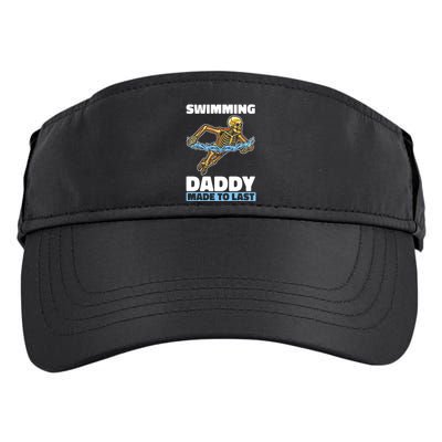 Swimming Skeleton Swim Pool Swimmer Fathers Day Dad Gift Adult Drive Performance Visor