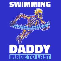 Swimming Skeleton Swim Pool Swimmer Fathers Day Dad Gift 16 in Basic Backpack