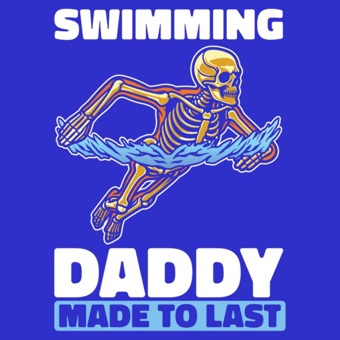 Swimming Skeleton Swim Pool Swimmer Fathers Day Dad Gift 16 in Basic Backpack