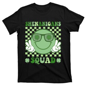 Shenanigans Squad St Patricks Day Smile Green Proud Irish T-Shirt