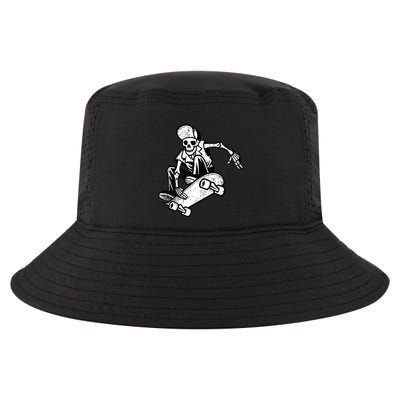 Skateboarding Skater Skate Board Skeleton Cool Comfort Performance Bucket Hat