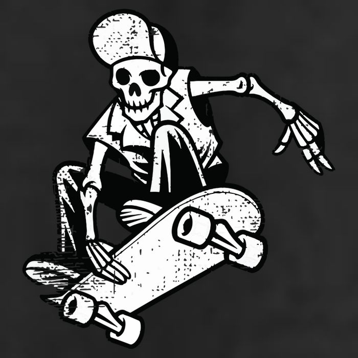 Skateboarding Skater Skate Board Skeleton 11oz C Handle Ceramic Mug