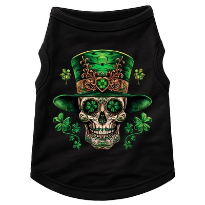 Sugar Skull St Patrick Day Of The Dead Doggie Tank