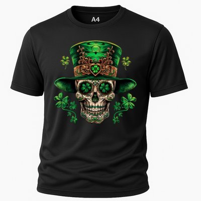 Sugar Skull St Patrick Day Of The Dead Performance Shirt