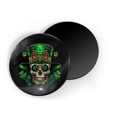 Sugar Skull St Patrick Day Of The Dead Magnet