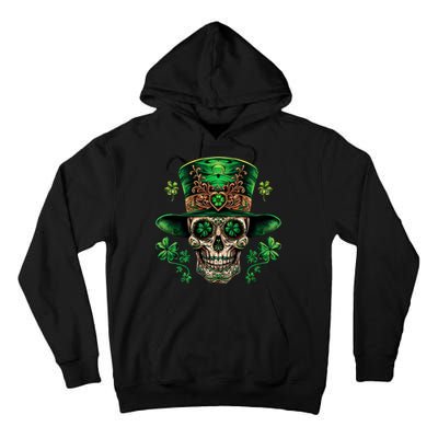 Sugar Skull St Patrick Day Of The Dead Tall Hoodie