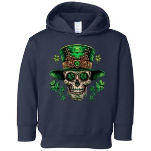 Sugar Skull St Patrick Day Of The Dead Toddler Hoodie