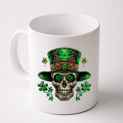 Sugar Skull St Patrick Day Of The Dead Coffee Mug