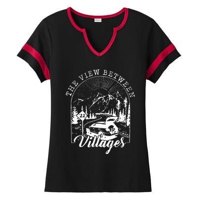 Stick Season Summer 2023 Folk Pop Music Ladies Halftime Notch Neck Tee