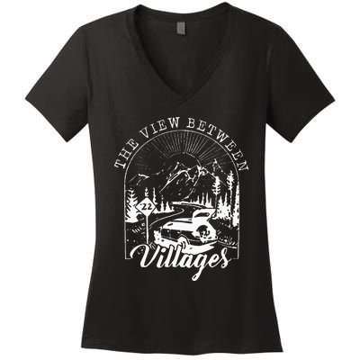 Stick Season Summer 2023 Folk Pop Music Women's V-Neck T-Shirt