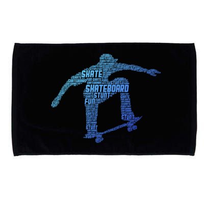 Skateboard Skateboarder Skater Gift Microfiber Hand Towel