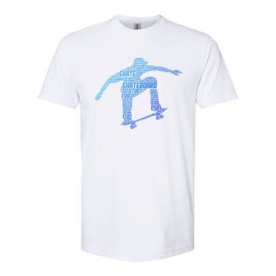 Skateboard Skateboarder Skater Gift Softstyle® CVC T-Shirt