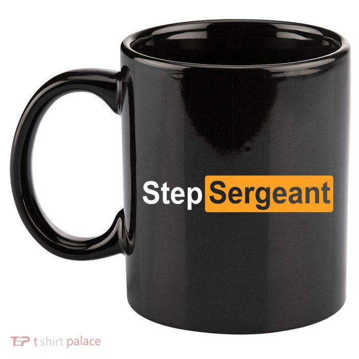 Step Sergeant 11oz C Handle Ceramic Mug