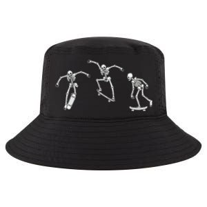 Skateboarding Skeletons Skeleton Skater Halloween Skate Cool Comfort Performance Bucket Hat