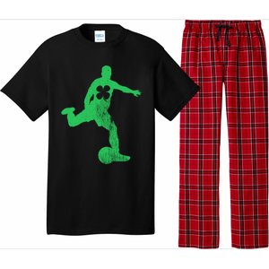 Soccer Shamrock St Patrick's Day Irish Saint Paddy's Meaningful Gift Pajama Set