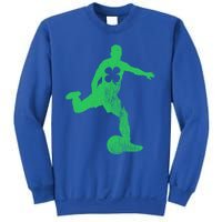 Soccer Shamrock St Patrick's Day Irish Saint Paddy's Meaningful Gift Sweatshirt