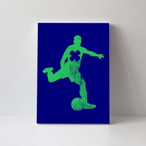 Soccer Shamrock St Patrick's Day Irish Saint Paddy's Meaningful Gift Canvas