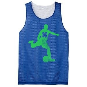 Soccer Shamrock St Patrick's Day Irish Saint Paddy's Meaningful Gift Mesh Reversible Basketball Jersey Tank