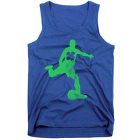 Soccer Shamrock St Patrick's Day Irish Saint Paddy's Meaningful Gift Tank Top