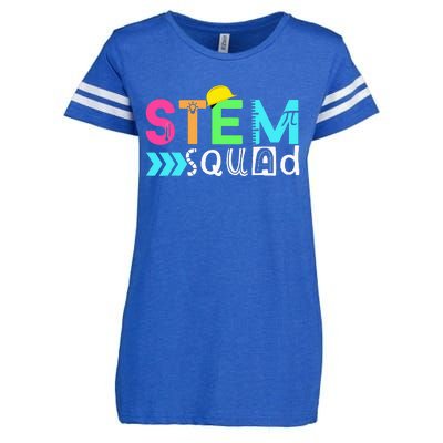 STEM Squad Science Technology for Math Teacher Enza Ladies Jersey Football T-Shirt