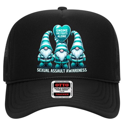 Supporting Survivors Sexual Assault Awareness Month Design Gift Trucker Hat
