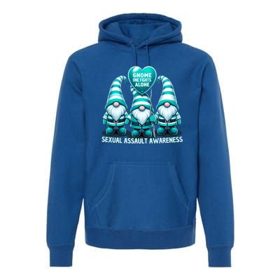 Supporting Survivors Sexual Assault Awareness Month Design Gift Premium Hoodie