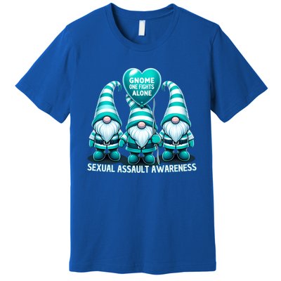 Supporting Survivors Sexual Assault Awareness Month Design Gift Premium T-Shirt