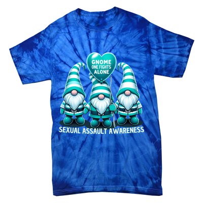 Supporting Survivors Sexual Assault Awareness Month Design Gift Tie-Dye T-Shirt