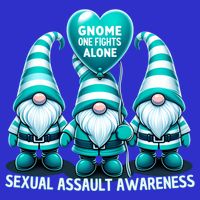 Supporting Survivors Sexual Assault Awareness Month Design Gift Visor