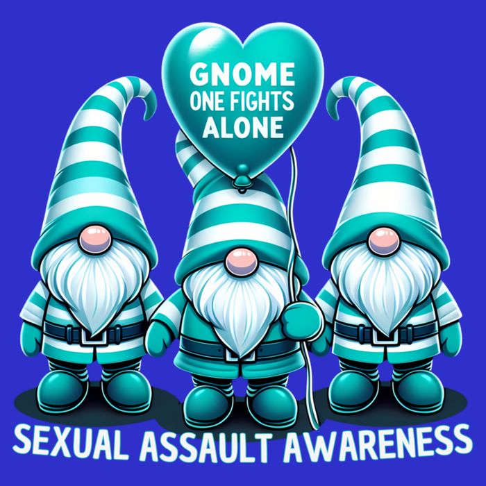 Supporting Survivors Sexual Assault Awareness Month Design Gift Visor