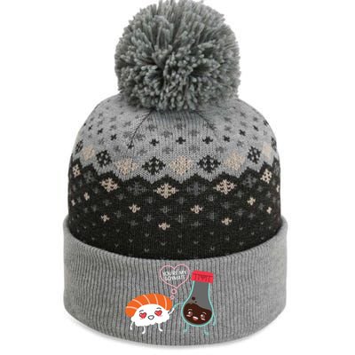 Soymate Soy Sauce Japanese Sushi Couples Chef Foodie Gift The Baniff Cuffed Pom Beanie