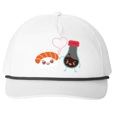 Soymate Soy Sauce Japanese Sushi Couples Chef Foodie Gift Snapback Five-Panel Rope Hat