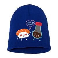 Soymate Soy Sauce Japanese Sushi Couples Chef Foodie Gift Short Acrylic Beanie