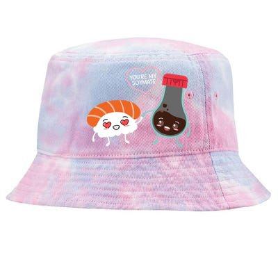 Soymate Soy Sauce Japanese Sushi Couples Chef Foodie Gift Tie-Dyed Bucket Hat