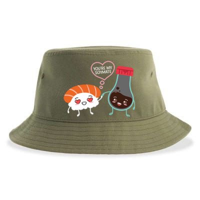 Soymate Soy Sauce Japanese Sushi Couples Chef Foodie Gift Sustainable Bucket Hat